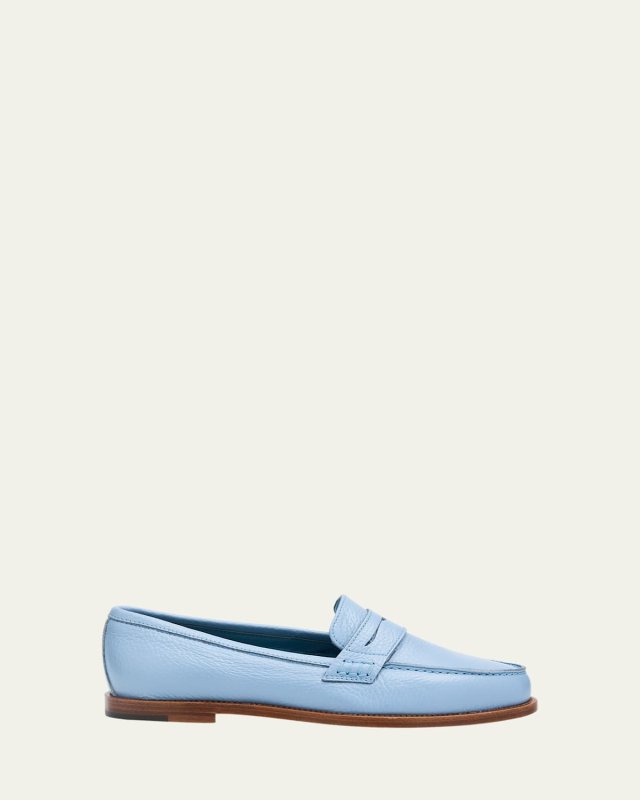 Perrita Leather Penny Loafers